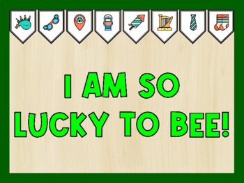 I AM SO LUCKY TO BEE! St. Patrick's Day Bulletin Board Kit