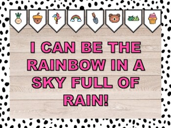 I CAN BE THE RAINBOW IN A SKY FULL OF RAIN! Spring Bulletin Board & Door Décor