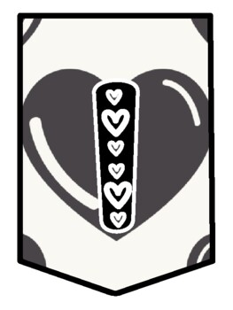 I HEART YOU! Valentine’s Day Bulletin Board Letters