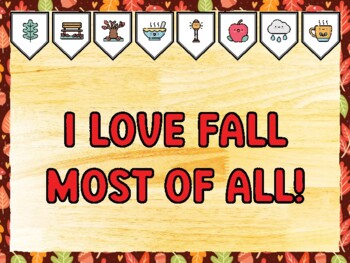 I LOVE FALL MOST OF ALL! Fall Bulletin Board Kit & Door Décor