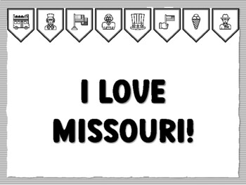 I LOVE MISSOURI! U.S.A. States Bulletin Board Kit