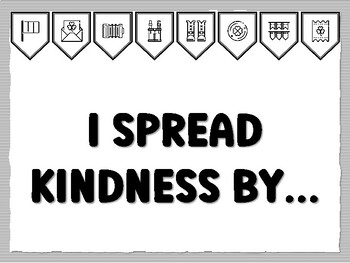 I SPREAD KINDNESS BY... St. Patrick's Day Bulletin Board Kit, Ready to print