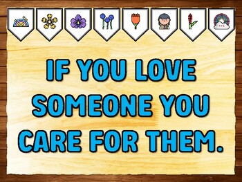 IF YOU LOVE SOMEONE YOU CARE FOR THEM. Love Printable Bulletin Board Kit & Do