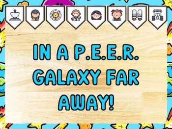 IN A P.E.E.R. GALAXY FAR AWAY! Universe Bulletin Board Kit & Door Décor