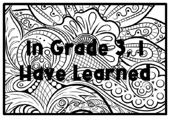 IN GRADE 3, I HAVE LEARNED Spring Activity, Spring Coloring Pages