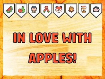 IN LOVE WITH APPLES! Fall Bulletin Board Kit