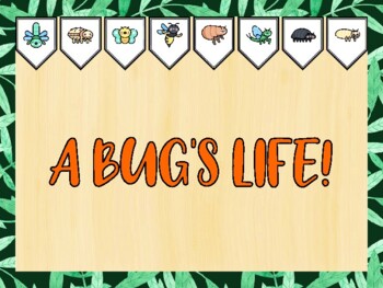 Insects & Bugs Bulletin Board Kit & Door Décor, A BUG'S LIFE!