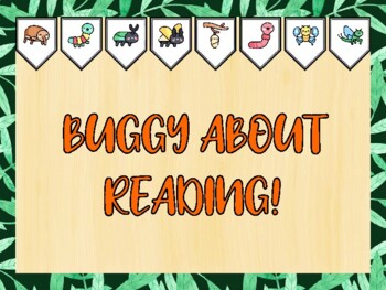 Insects & Bugs Bulletin Board Kit & Door Décor, BUGGY ABOUT READING!