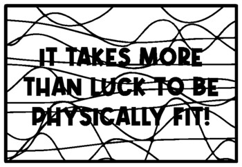 IT TAKES MORE THAN LUCK TO BE PHYSICALLY FIT! St. Patrick’s Day Activity