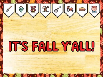 IT'S FALL Y'ALL! Fall Bulletin Board Kit & Door Décor, Fall Classroom Décor