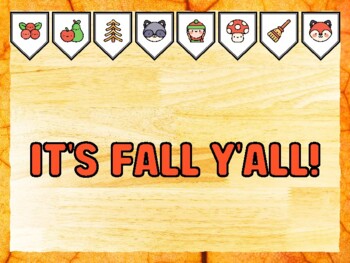 IT'S FALL Y'ALL! Fall Bulletin Board Kit