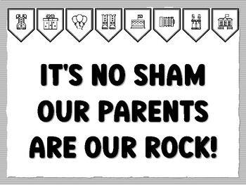 IT'S NO SHAM OUR PARENTS ARE OUR ROCK! St. Patrick's Day Bulletin Board Kit, Re