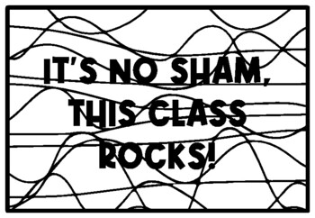 IT'S NO SHAM, THIS CLASS ROCKS! St. Patrick’s Day Activity