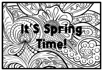 IT’S SPRING TIME! Spring Activity, Spring Coloring Pages