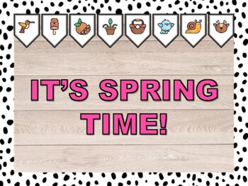 IT’S SPRING TIME! Spring Bulletin Board & Door Décor Kit