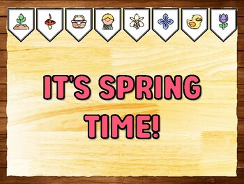 IT'S SPRING TIME! Spring Inspiration Printable Bulletin Board Kit & Door Déco