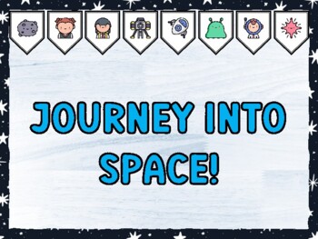 JOURNEY INTO SPACE! Galaxy Bulletin Board Kit & Door Décor