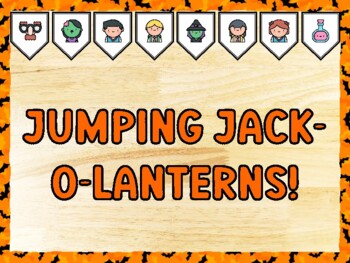 JUMPING JACK-O-LANTERNS! Halloween Bulletin Board Kit & Door Décor