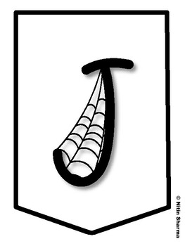 JUMPING JACK-O-LANTERNS! Halloween Bulletin Board Letters, Halloween Banner
