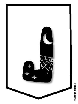 JUMPING JACK-O-LANTERNS! Halloween Bulletin Board Letters, Halloween Banner