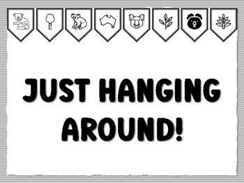 JUST HANGING AROUND! Koala Bulletin Board Kit