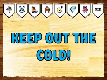 KEEP OUT THE COLD! Winter Printable Bulletin Board Kit & Door Décor