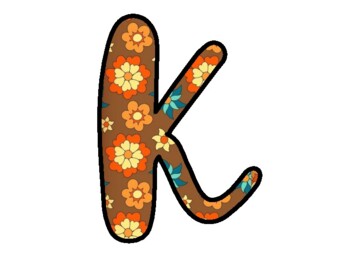 KINDERGARDEN: WHERE YOUNG MINDS BLOSSOM AND GROW! Spring Bulletin Board Letters