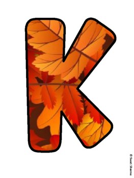KINDNESS LEAVES OTHERS GRATEFUL! Fall Leaves Bulletin Board Letters