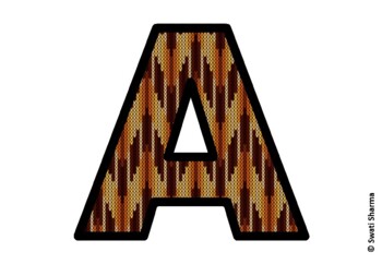 Knitted Ugly Sweater, Winter Bulletin Board Letters, Alphabet Poster