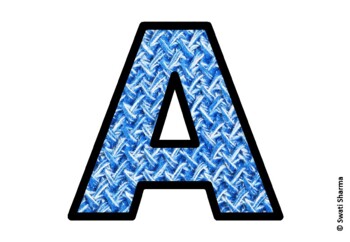Knitted Ugly Sweater, Winter Bulletin Board Letters, Alphabet Posters