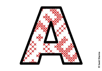 Knitted Ugly Sweater, Winter Bulletin Board Letters, Alphabet Posters