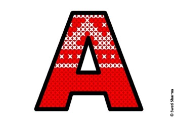 Knitted Ugly Sweater, Winter Bulletin Board Letters, Alphabet Posters