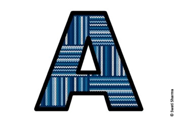Knitted Ugly Sweater, Winter Bulletin Board Letters, Alphabet Posters