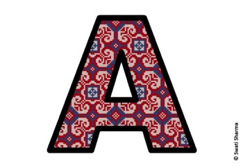 Knitted Ugly Sweater, Winter Bulletin Board Letters, Alphabet Posters