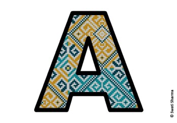 Knitted Ugly Sweater, Winter Bulletin Board Letters, Alphabet Posters