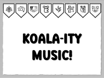KOALA-ITY MUSIC! Koala Bulletin Board Kit