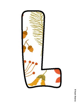 LEAVING SUMMER BEHIND! Fall Leaves Bulletin Board Letters