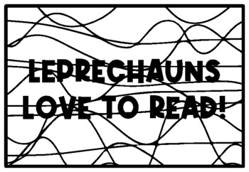 LEPRECHAUNS LOVE TO READ! St. Patrick’s Day Activity