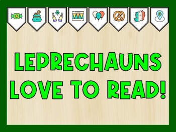 LEPRECHAUNS LOVE TO READ! St. Patrick's Day Bulletin Board Kit