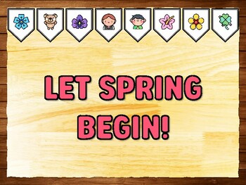 LET SPRING BEGIN! Spring Inspiration Printable Bulletin Board Kit & Door Déco