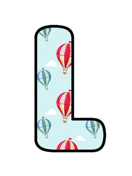 LET'S GET CARRIED AWAY WITH MATH! Hot Air Balloon, Welcome Back To School B
