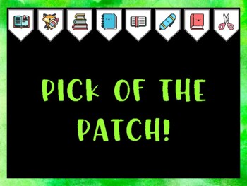 Library Bulletin Board Kit & Door Décor, PICK OF THE PATCH!