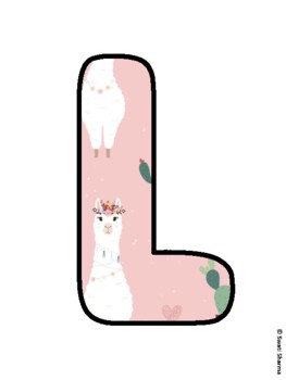 LLAMA SAYS A GREAT YEAR STARTS HERE! Alpaca, Llama Bulletin Board Letters
