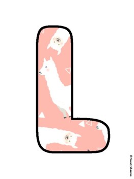 LLAMA TELL YOU ABOUT THE LLAMAS! Alpaca, Llama Bulletin Board Letters