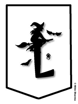 LOOK WHAT'S BREWING IN MUSIC! Halloween Bulletin Board Letters, Halloween B