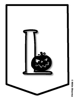 LOOK WHAT'S BREWING IN MUSIC! Halloween Bulletin Board Letters, Halloween B