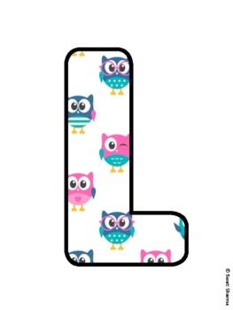 LOOK WHOO'S IN OUR CLASS! Owl Bulletin Board Letters
