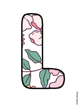 LOOK WHO’S BLOOMING! Spring Bulletin Board Letters
