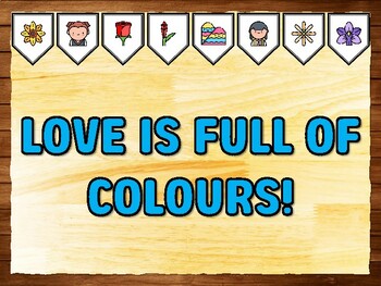 LOVE IS FULL OF COLOURS! Love Printable Bulletin Board Kit & Door Décor