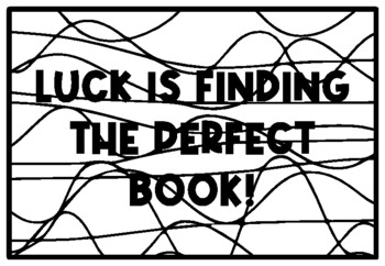 LUCK IS FINDING THE PERFECT BOOK! St. Patrick’s Day Activity
